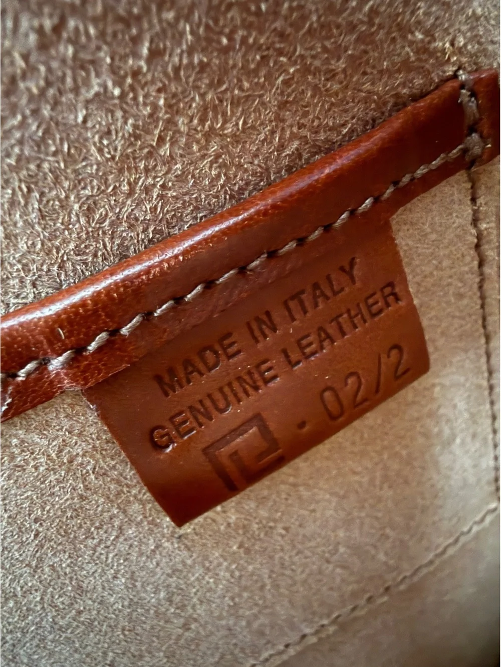 Vintage Pielle 100% Genuine Leather Briefcase Bag